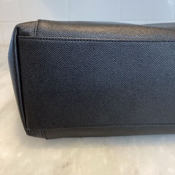 Coach Ava Crossgrain Leather Shoulder Bag Tote - Picture 8 of 14